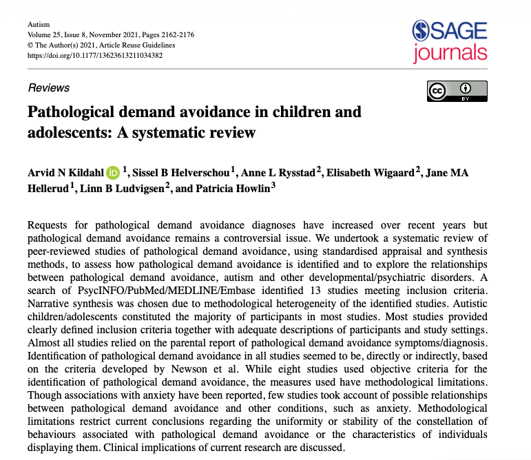 Journal Article - Kildahl et al_2021_PDA in children and adolescents_a systematic review